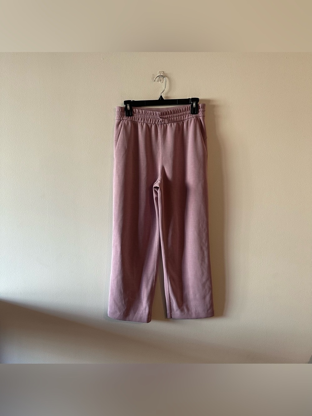 Lululemon Softstreme High Rise Straight Leg Cropped Pants Velvet Dust Pink 6